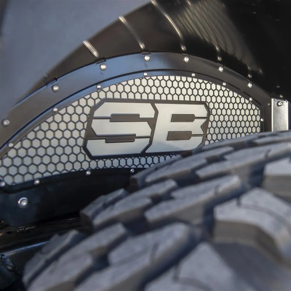 Smittybilt 77986 Rear Aluminum Inner Fender Liner Pair - Black (18+ Jl/Jlu) 2