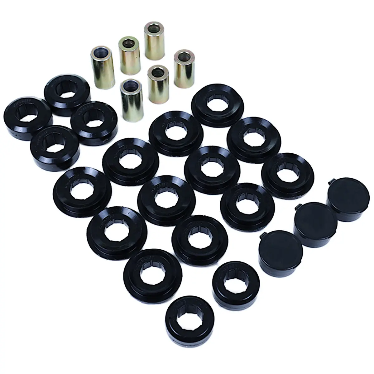 Energy Suspension 8.3137G Control Arm Bushing Set; Front; Black; 1