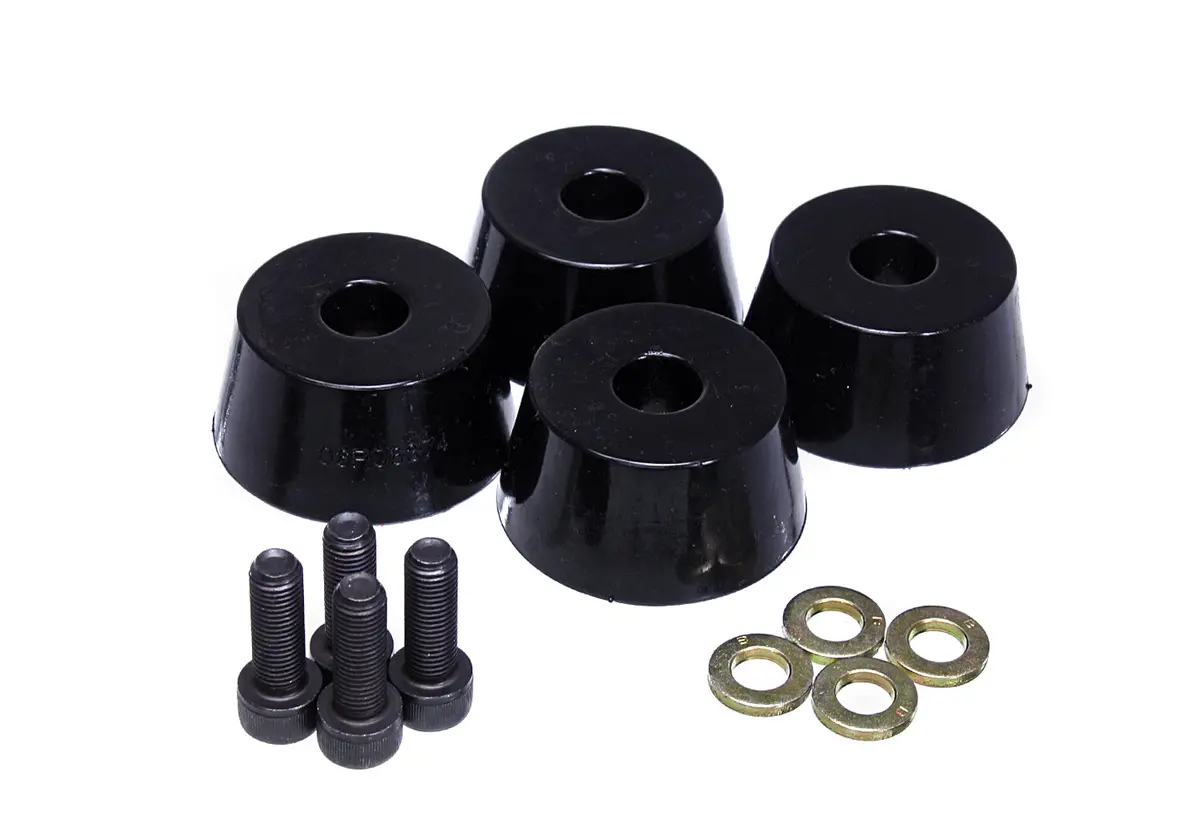 Energy Suspension 8.9103G Bump Stop; Black; Front; Performance Polyurethane; 1