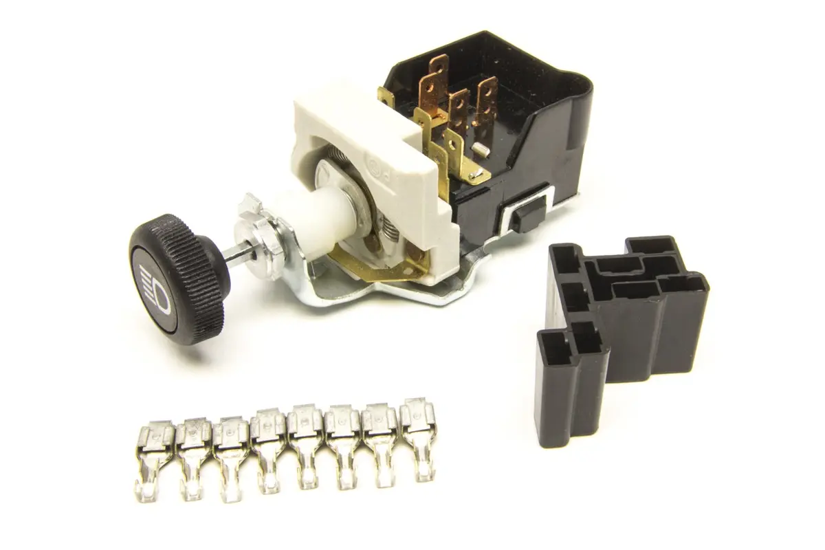 Painless Wiring 80152 Headlight Switch W/Gm Style Black Knob 1