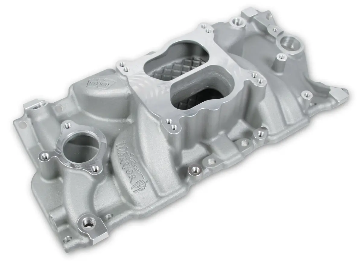 Weiand 8126 Street Warrior™ Intake Manifold 283-400Ci, 1987-96 With Iron Head Sbc Gen I 1