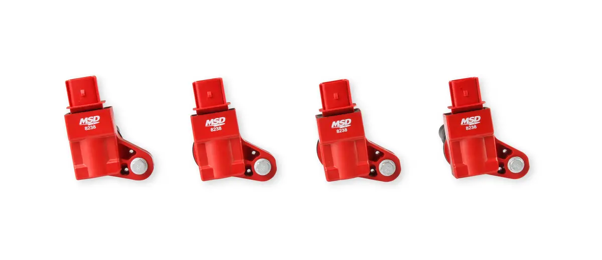 Msd 82384 Msd Ignition Coil - Blaster Series - Gm 4-Cyl Engines - Red - 4-Pack 1