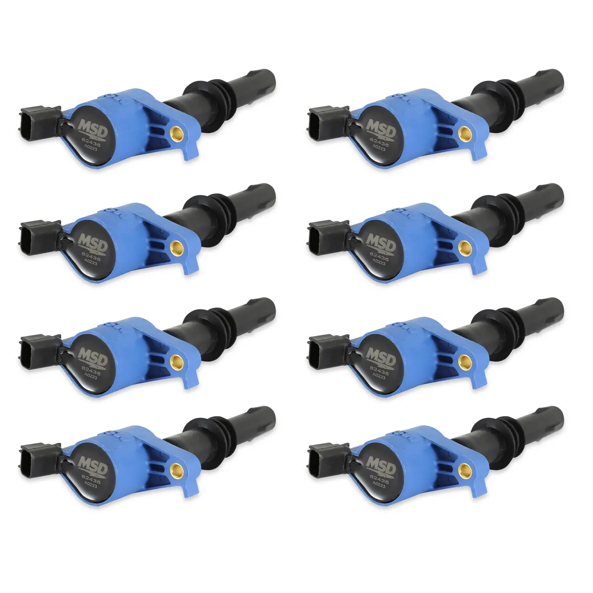 Msd 824385 Msd Ignition Coil - Blaster - Ford 3-Valve V8 - Blue - 8-Pack 1