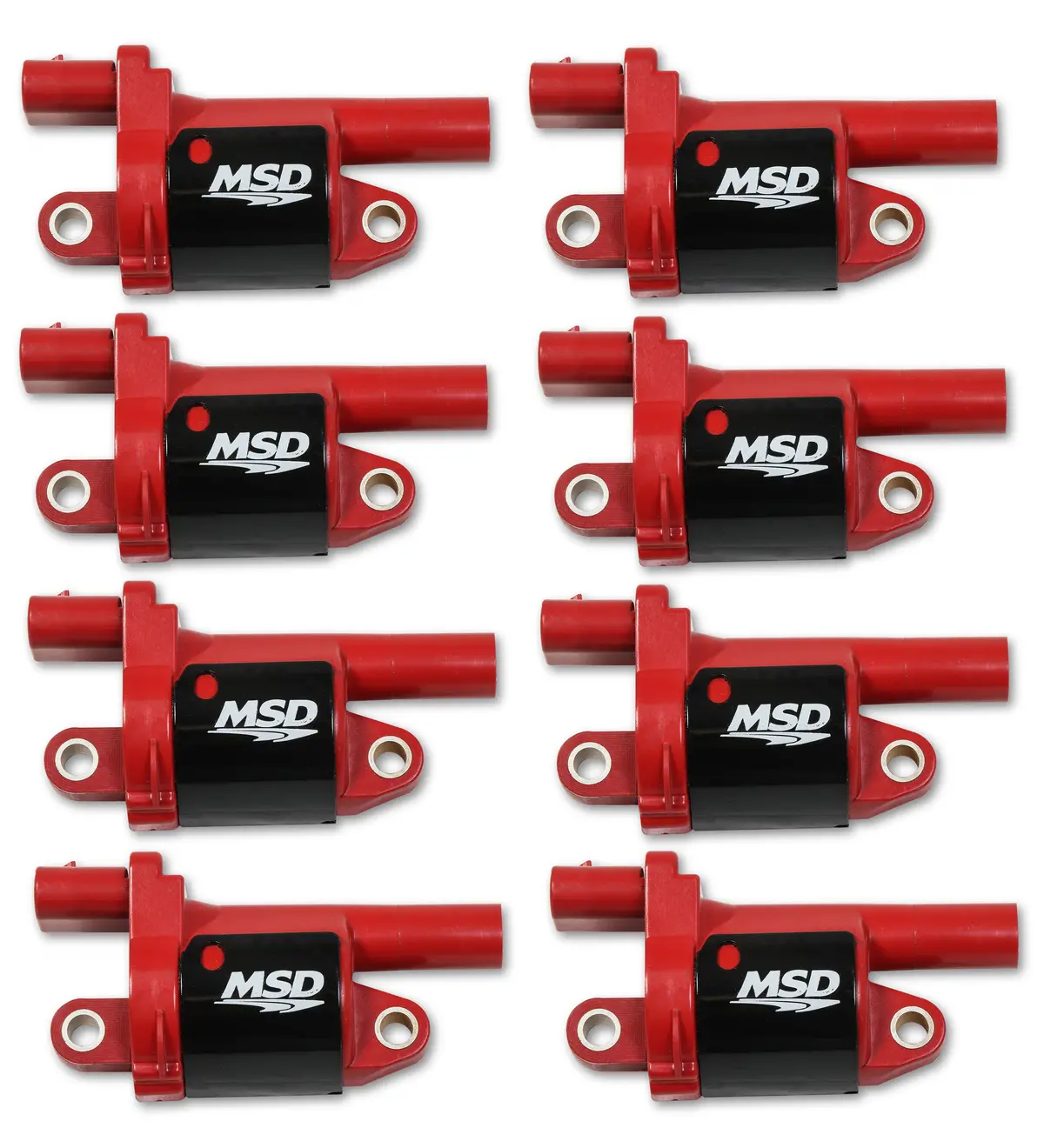 Msd 82688 Msd Ignition Coil - Blaster Series - Gen V Gdi Engine - Red - 8-Pack - Round 1