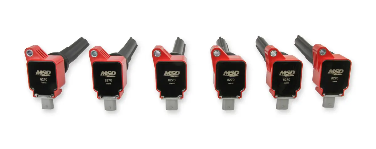 Msd 82706 Msd Ignition Coil - Ford Ecoboost - 3.5L V6 - Red - 6-Pack 1
