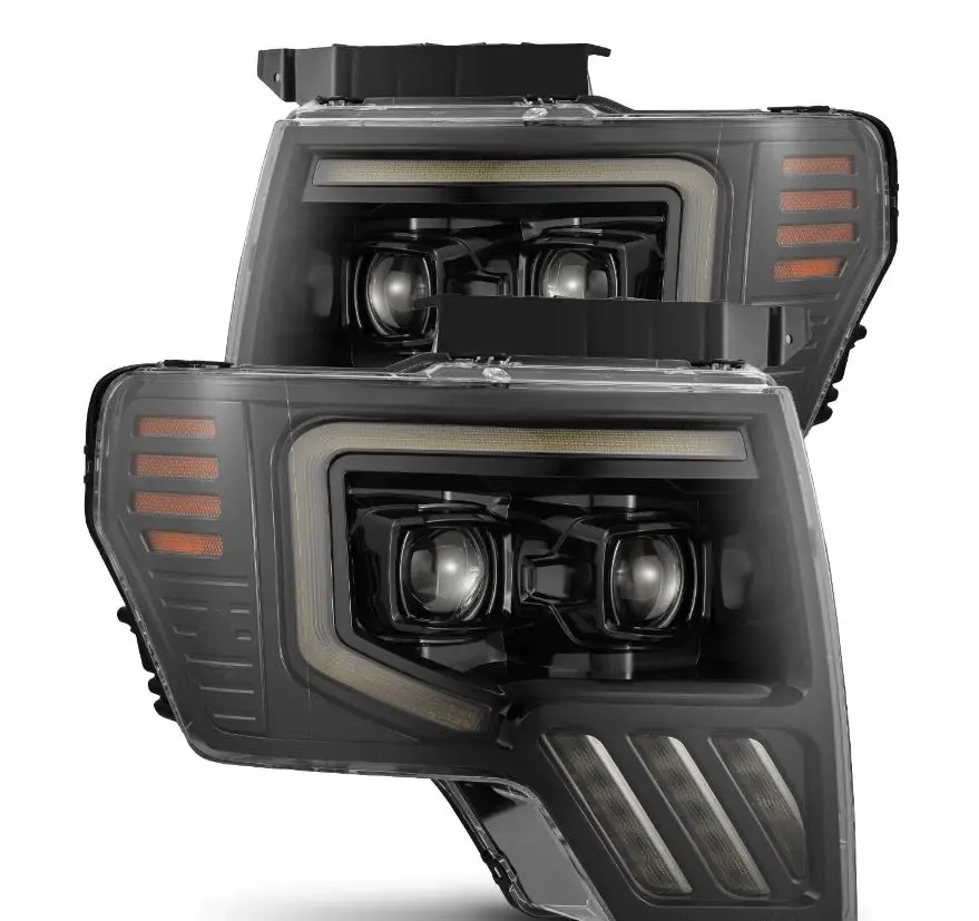 Alpharex 880483 Projector Headlights Alpha Black 1