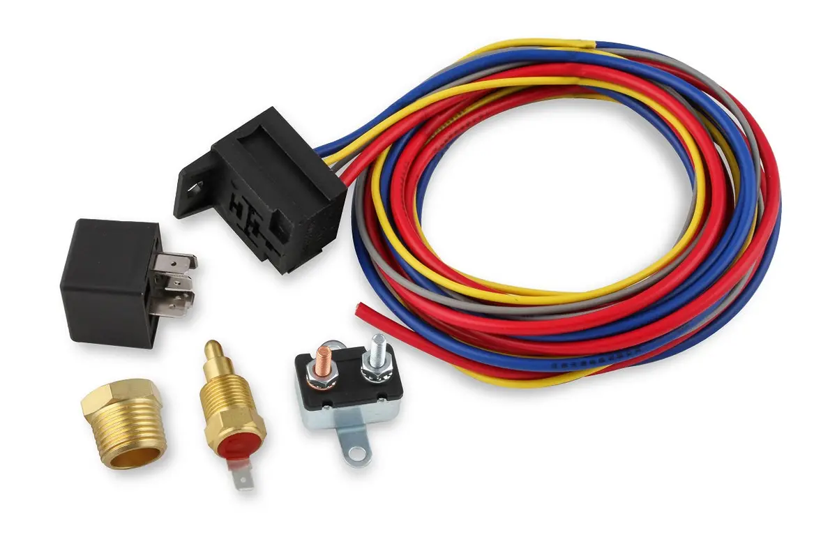 Msd 89616 Electric Fan Harn./Relay Kit 195 Deg-30A 1