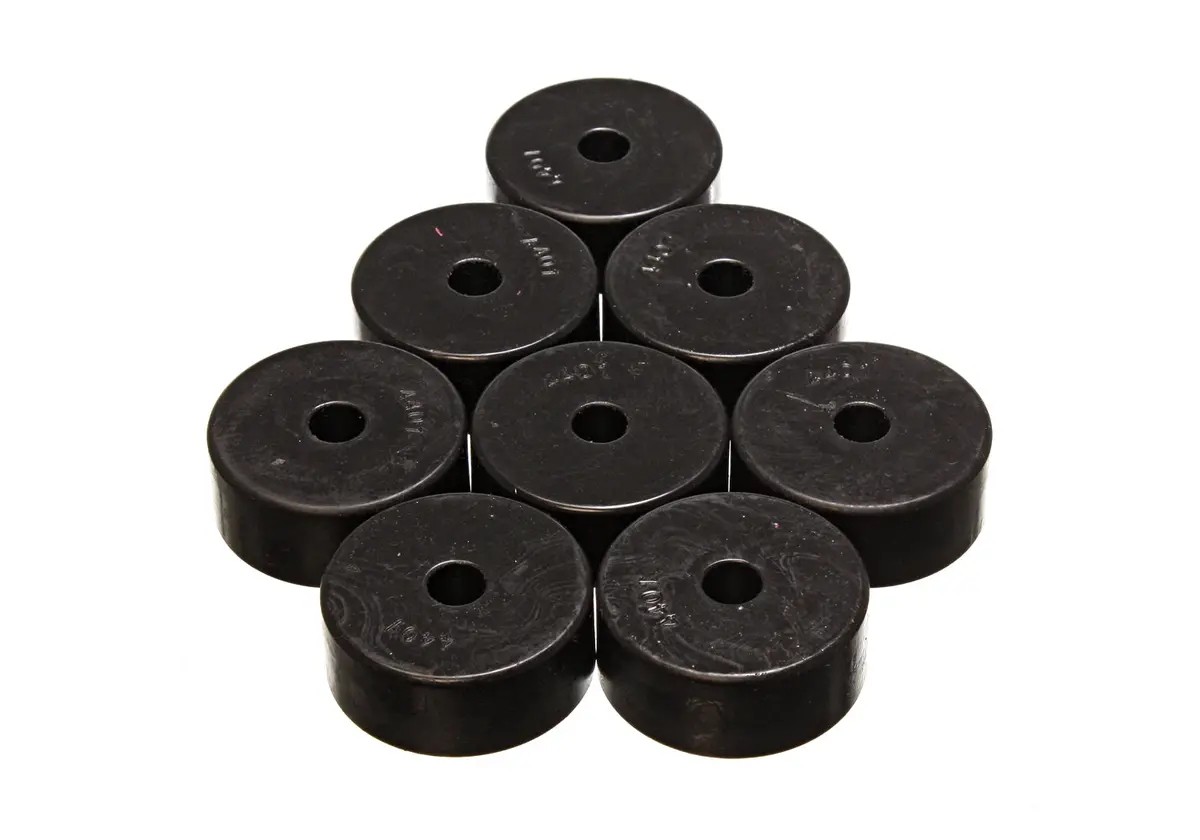 Energy Suspension 9.9531G Universal Leaf Spring Pad; Black; 2 1/32 In. Od X 7/16 In. Id X 13/16 In. H; 1