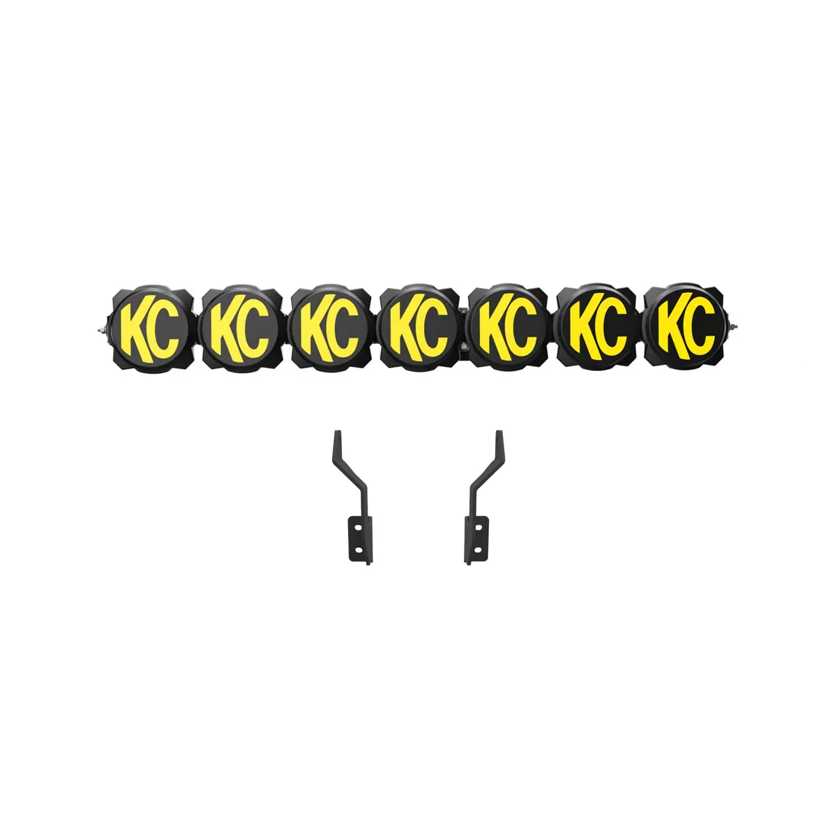 Kc Hilites 91346 Gravity Led Pro6 - 7-Light Bar Kit - Front Bumper - Gen4-5 17-24 Ford Super Duty 1