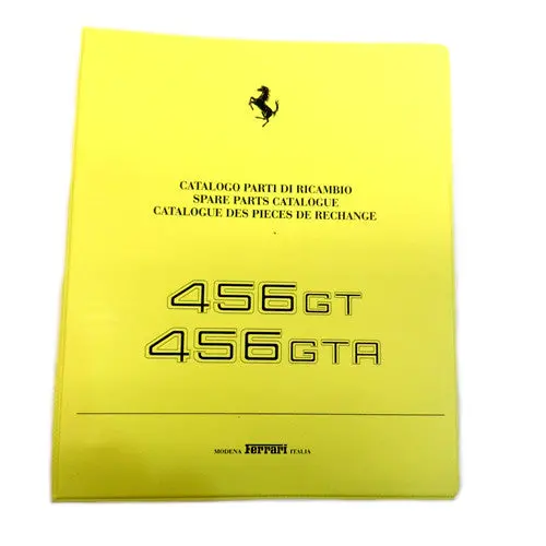 456 Gt/ Gta Parts Catalogue 95990365 1