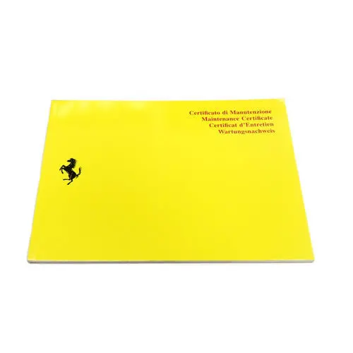 Service Record Book Yellow Cover 95990615 1