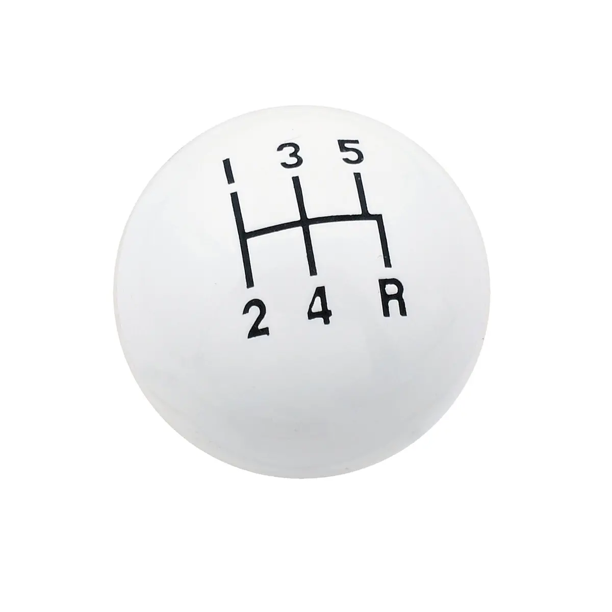 Mr Gasket 9619 Mr. Gasket Shifter Knob - 5-Speed Pattern - White 1