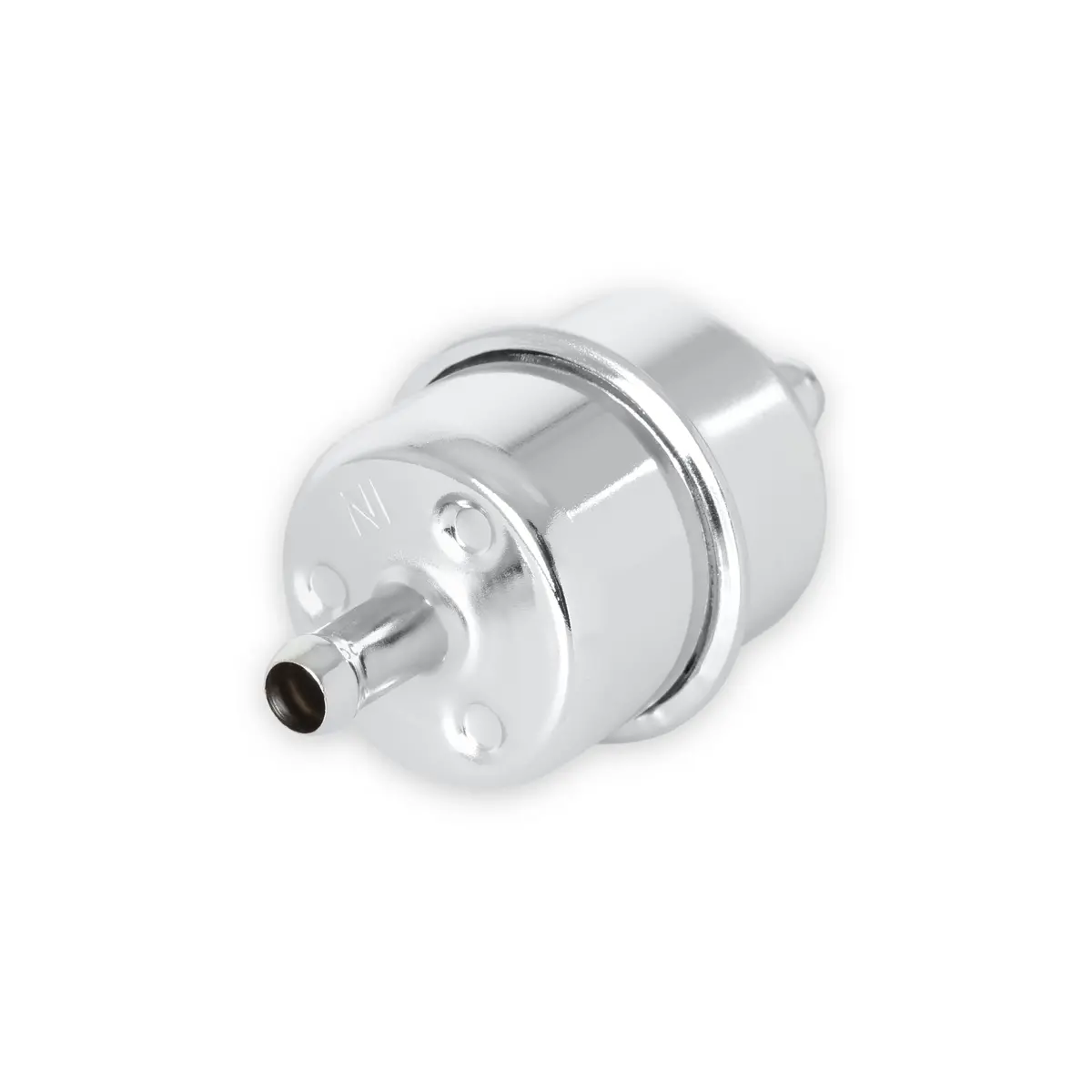 Mr Gasket 9746 Mr. Gasket Chrome Fuel Filter - Fits 3/8 Inch Hose 1