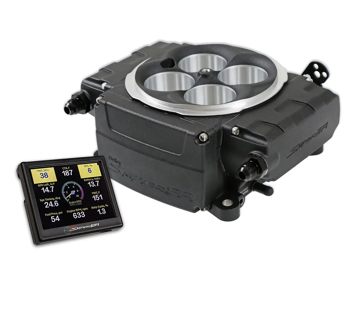 Holley Sniper Efi 550-511-3Xx Base Kit - Without Pdm - 3.5 In. Handheld 1
