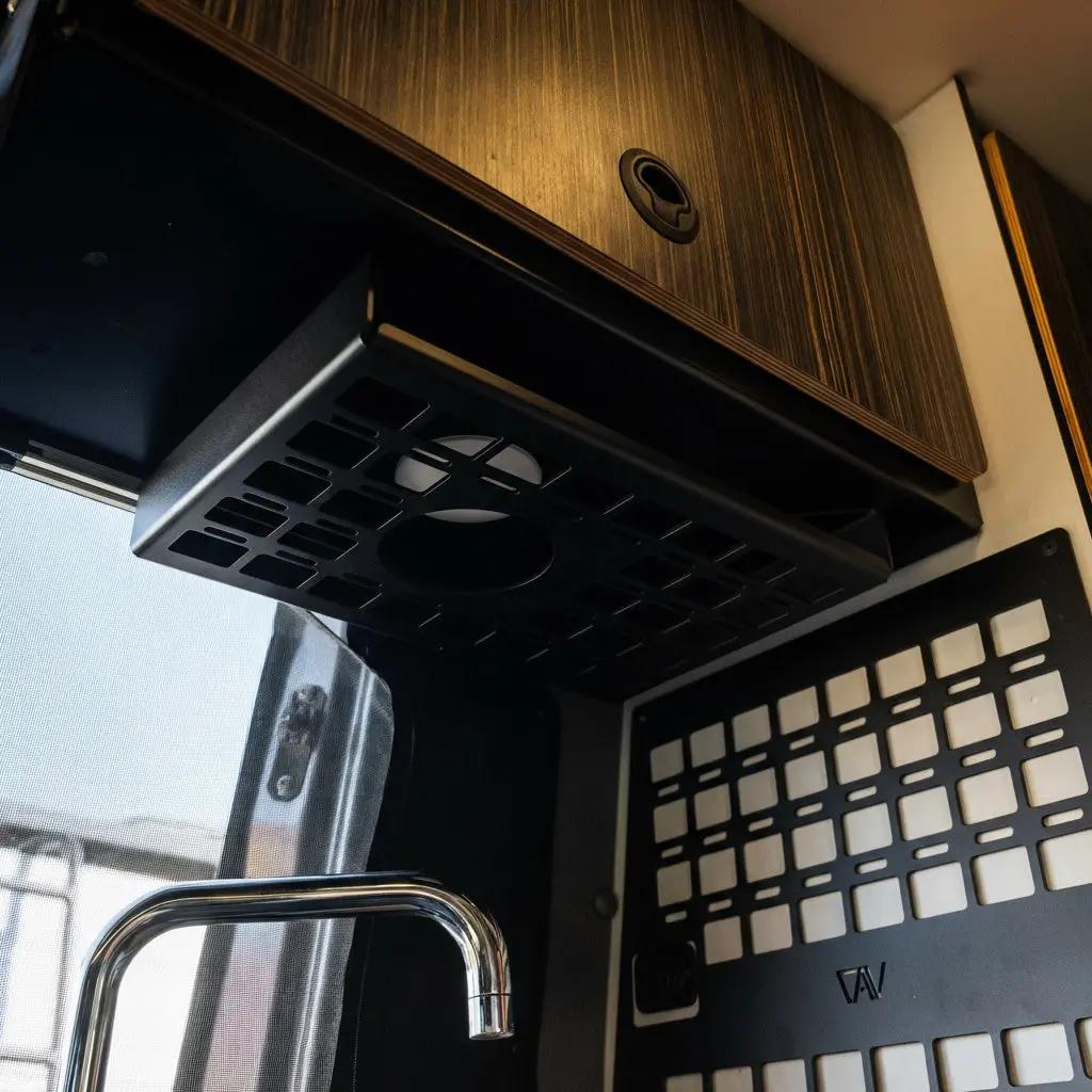 Canyon Adventure Vans Revel Undercabinet Shelf 1
