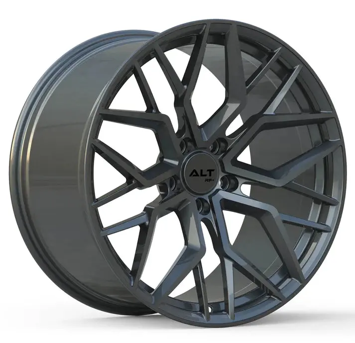 Alt Forged Velocity C8 Corvette 19" Front 20" Rear Wheel And Tire Package 1