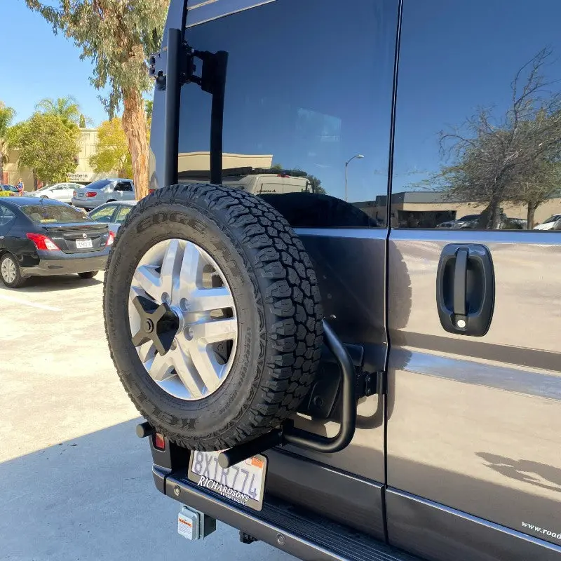 Aluminess Ram Promaster Driver Side Tire/Box Carrier 1