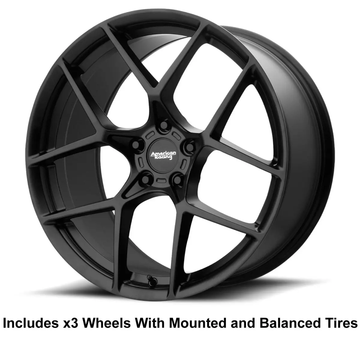 American Racing Crossfire Slingshot 20" Wheel And Tire Package 1