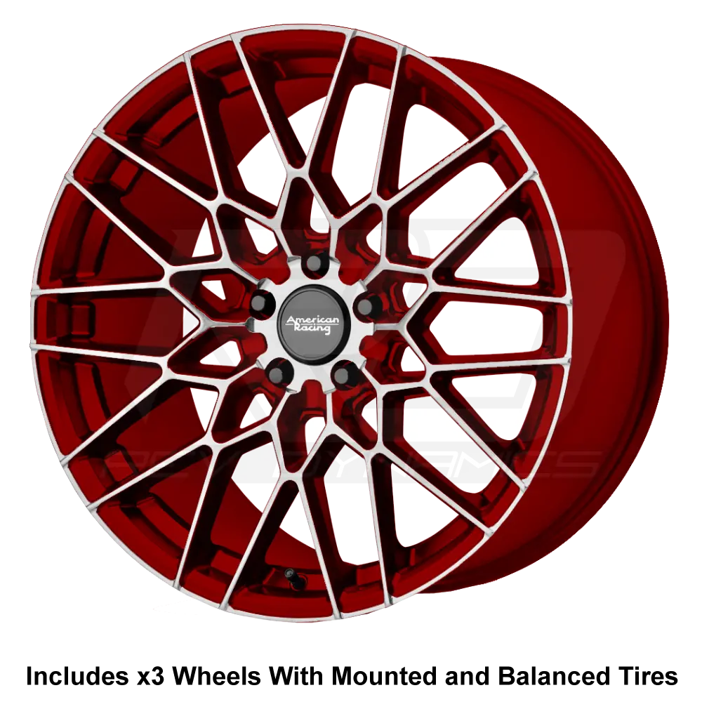 American Racing Barrage Slingshot 20" Wheel And Tire Package 2