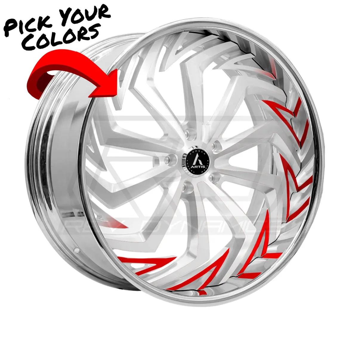 Artis Royal Slingshot 22" Wheel And Tire Package 1