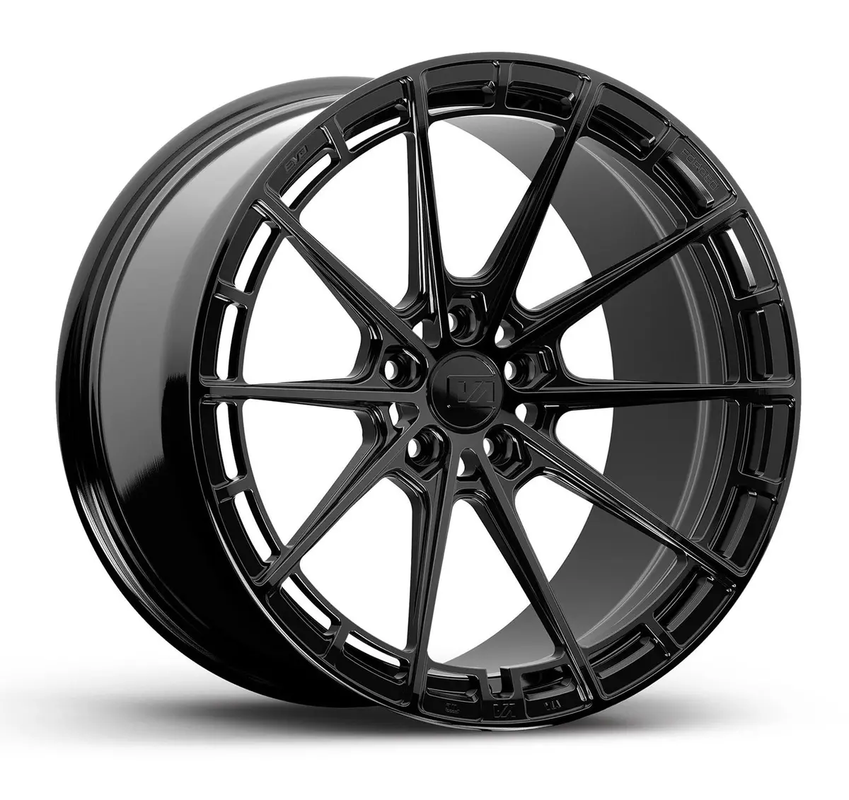 Variant Aure Corvette 19" Front 20" Rear Wheel And Tire Package 1