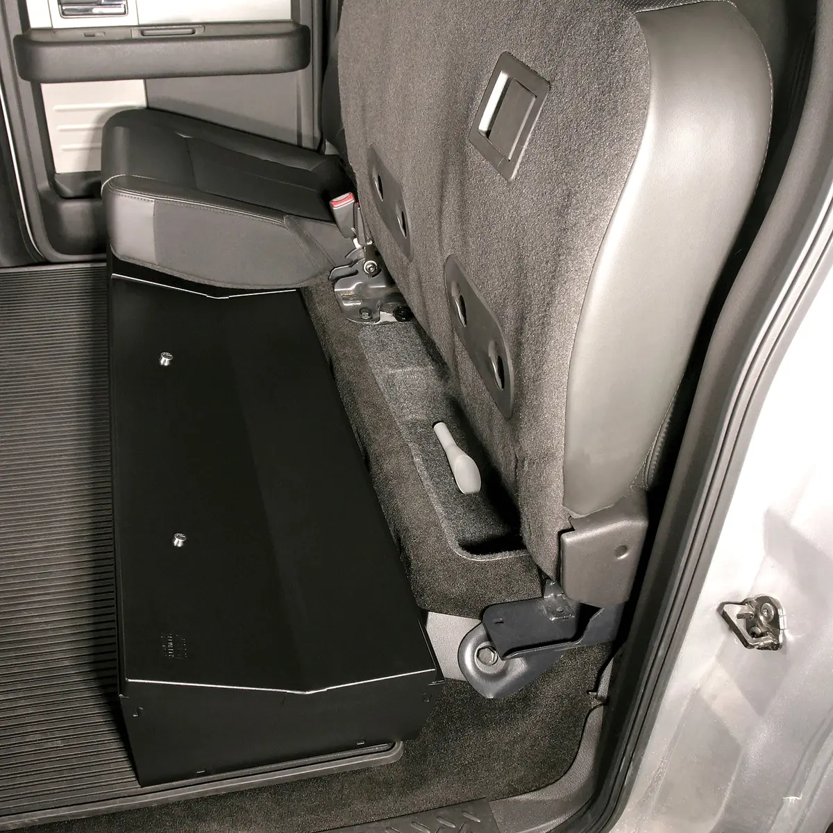 Tuffy Security Products 283-01 Rear Underseat Lockbox - '09-14 F-150; W/ Crew Cab; W/O Subwoofer (Black) 1