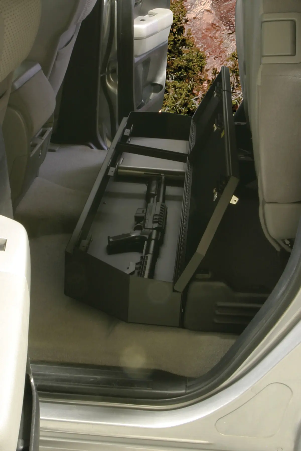 Tuffy Security Products 313-01 Rear Underseat Lockbox - '07-22 Tundra; W/ Double Cab (Excludes Crewmax) (Black) 1
