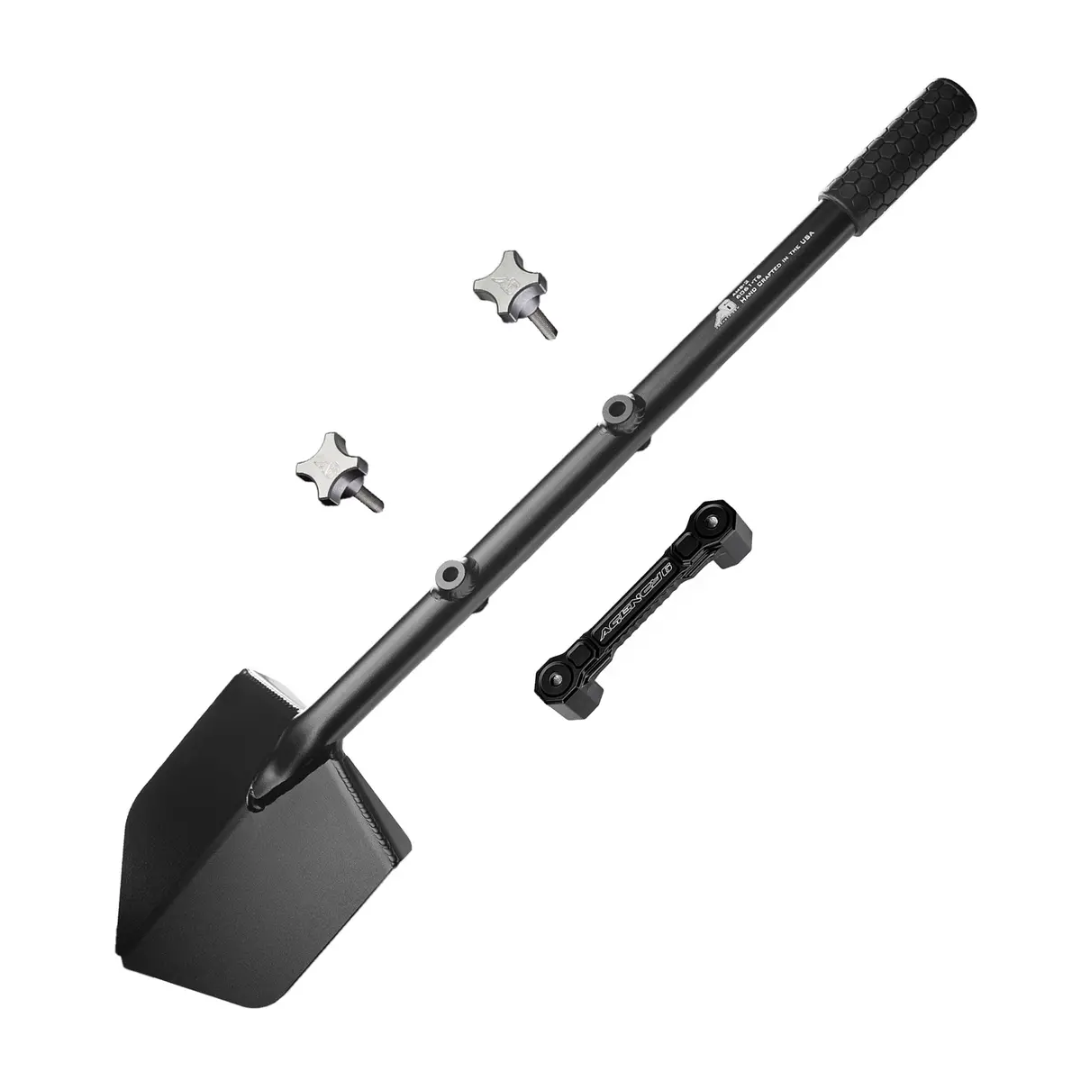 Shovel / Mount Combo - Black Long Shovel / Black Ssm With Knobs 1