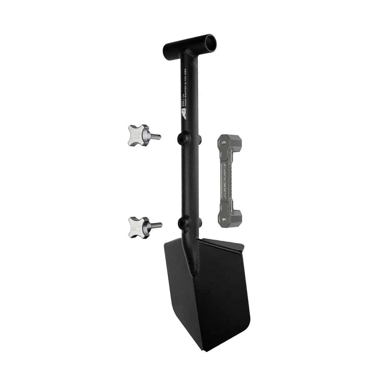 Shovel / Mount Combo - Black Mini Shovel / Grey Ssm With Knobs 1