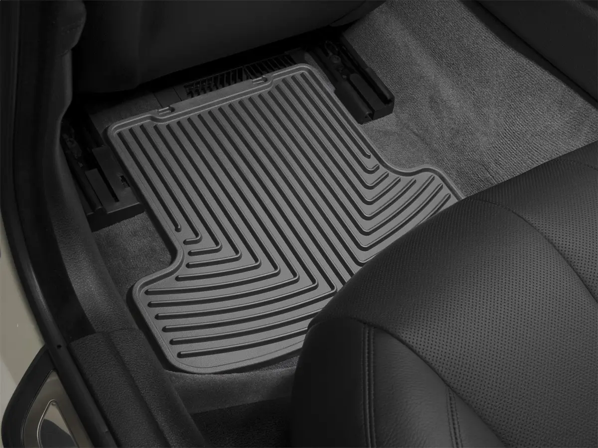 Weathertech W464 All Weather Floor Mats; Black; Rear; 1