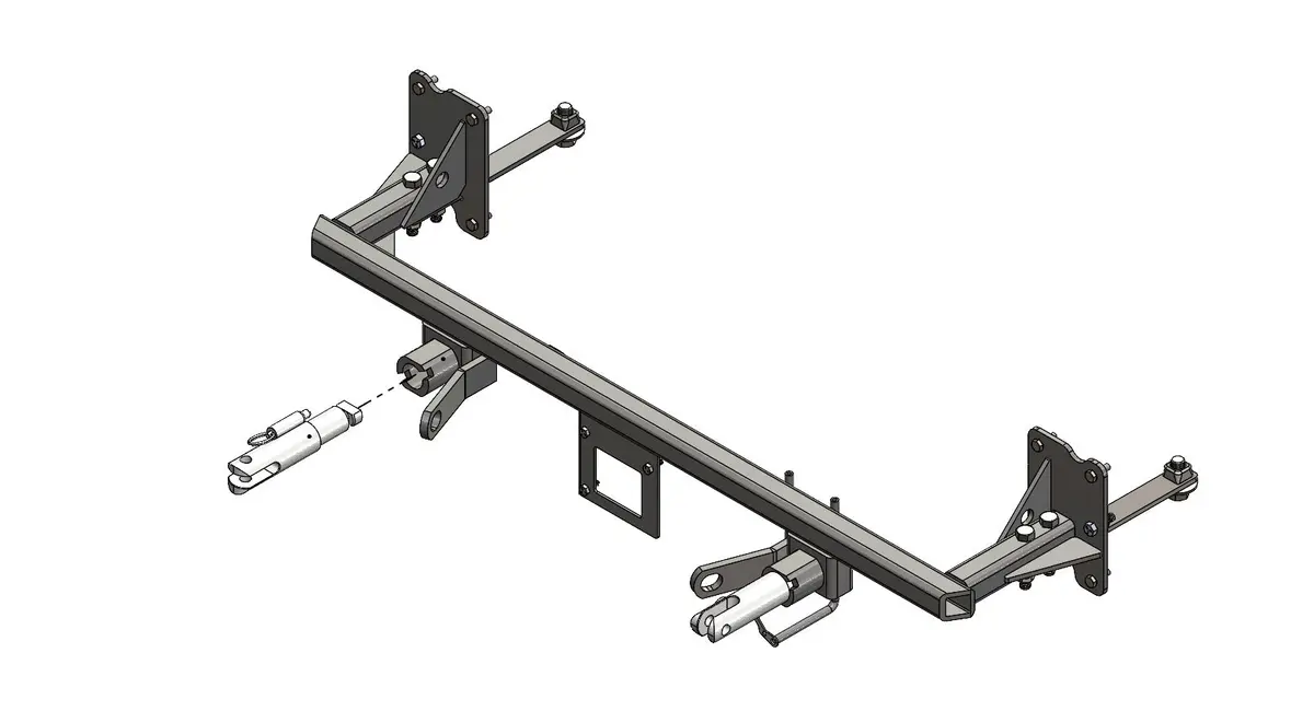 Blue Ox Bx2730 Tow Bar Base Plate, Includes Removable Attachment Tabs, Install Rating 3 2