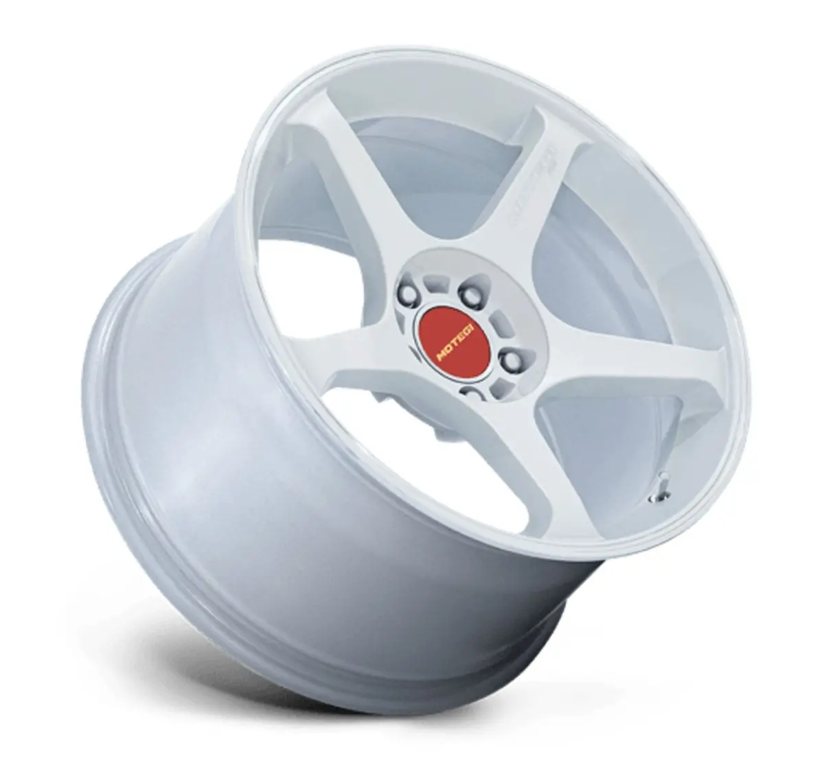 Motegi Battle V Tesla Model 3 18" Front And Rear Wheel And Tire Package - White Pearl 2