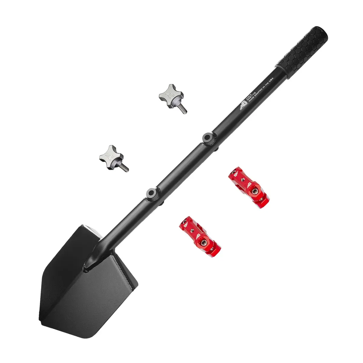 Shovel / Mount Combo - Black Long Shovel / Red Umd With Knobs 1