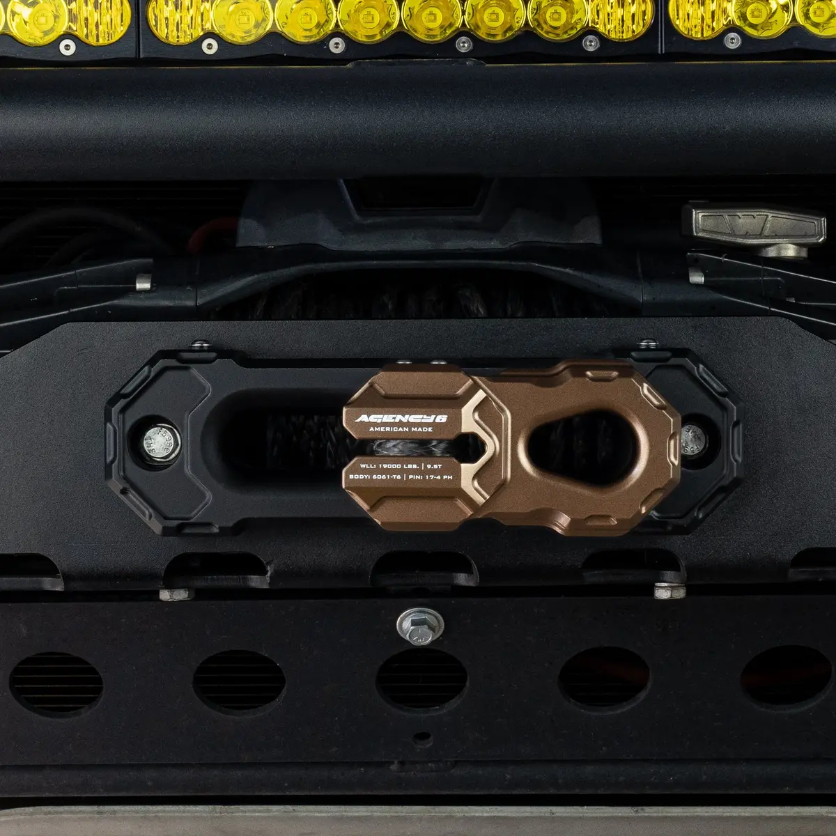 Billet Winch Shackle - Bronze 1