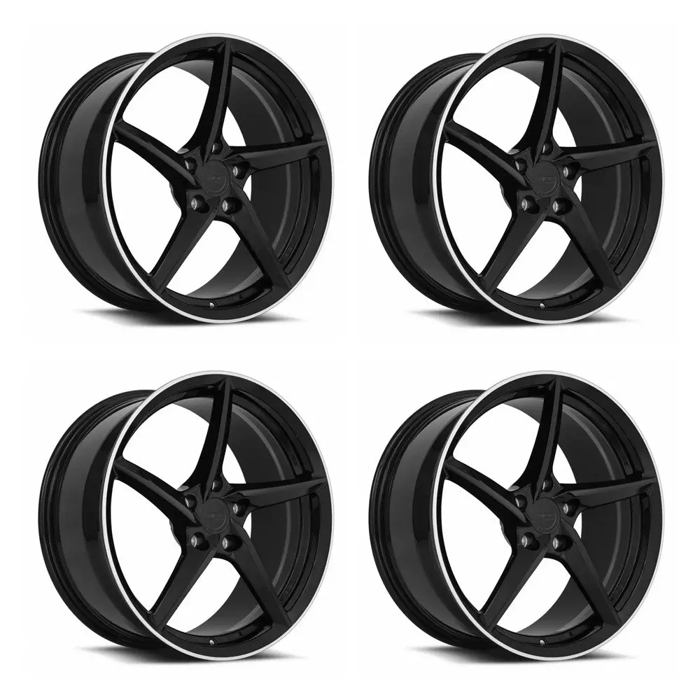 Mrr F25 C8 Corvette Z06 20X10" Front 21X13" Rear Wheel And Tire Package 1