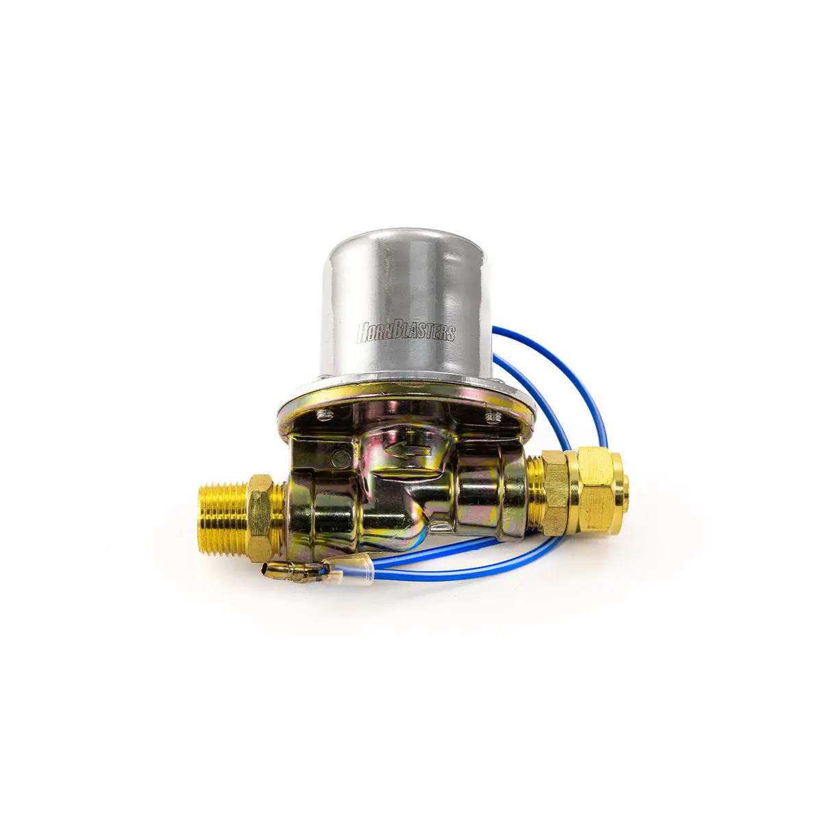 Hornblasters 3/8" Chrome Electric Air Valve 1