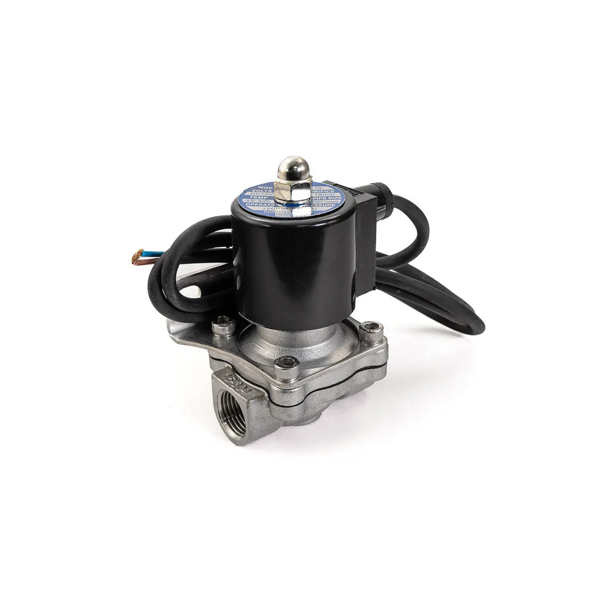 Hornblasters Stainless Steel 1/2" Electric Air Valve 1