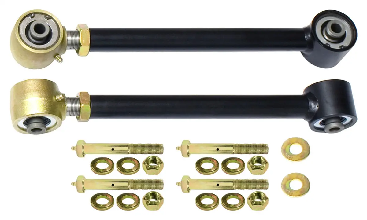 Rockjock 4X4 Ce-9106 Control Arm Set; Adjustable; Pair; 1