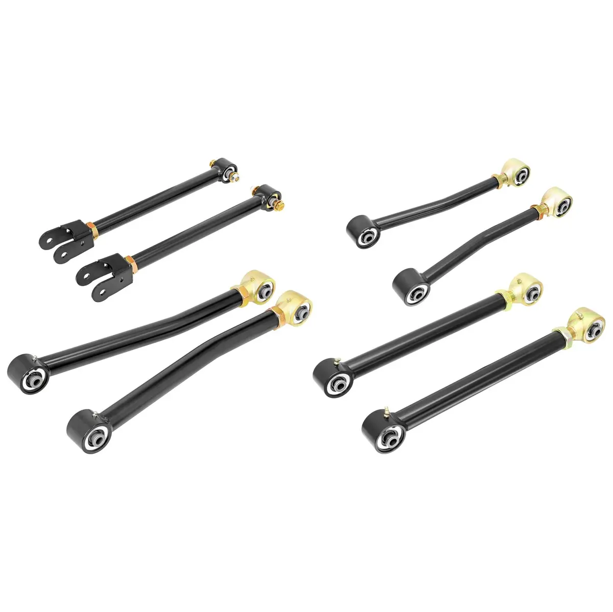 Rockjock 4X4 Ce-9807Ca Johnny Joint® Control Arm Set; Complete Set Of 8; 1
