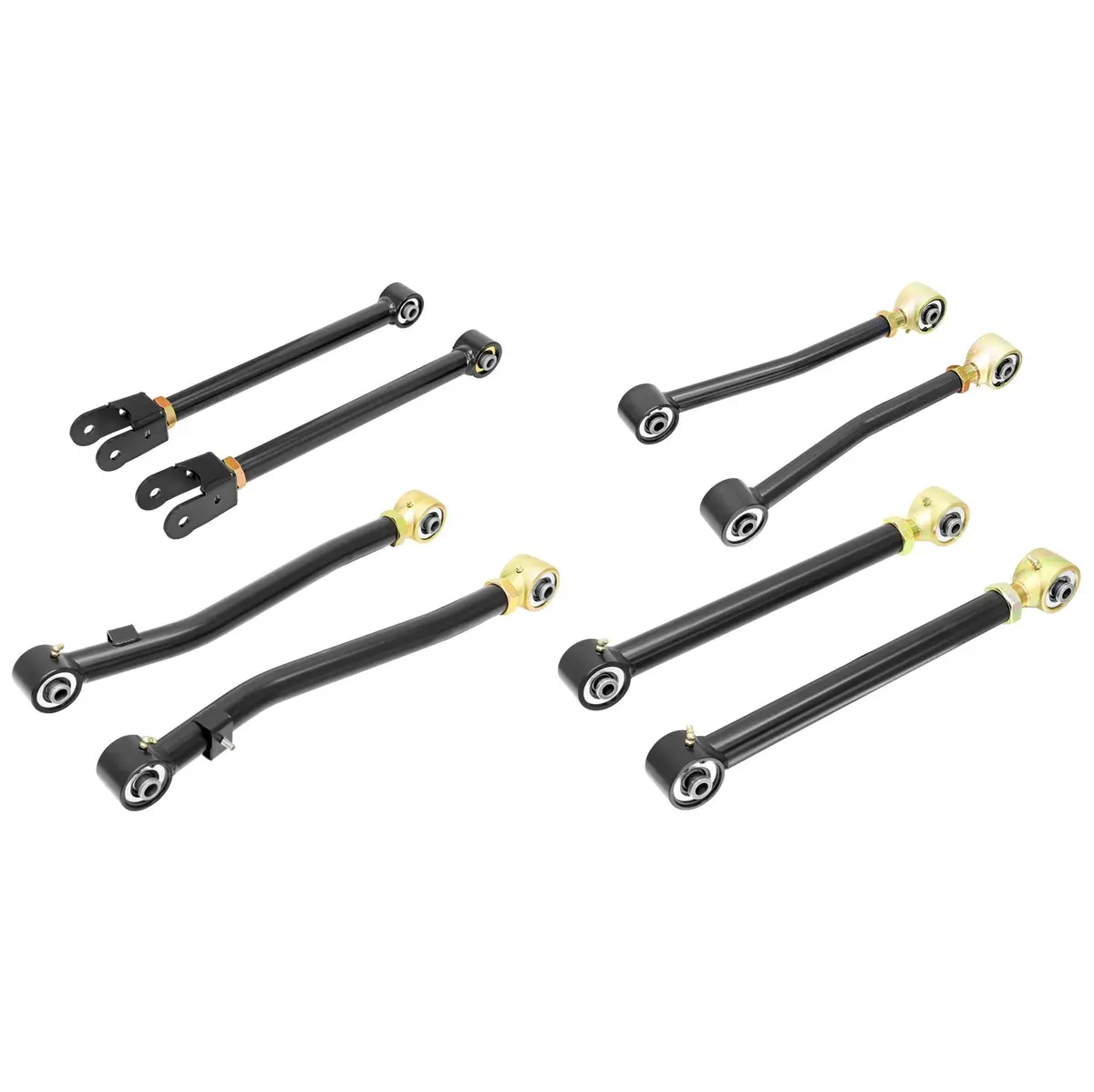 Rockjock 4X4 Ce-9818Ca Johnny Joint® Adjustable Control Arms; Complete Set Of 8; 1