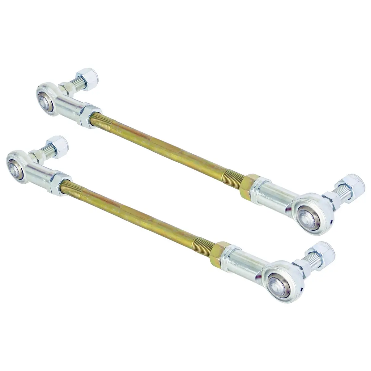 Rockjock 4X4 Ce-99002 Antirock® End Link Kit; 8 1/2 In. Rods; Incl. Rh/Lh Heim Joints/Hardware; Pair; 1