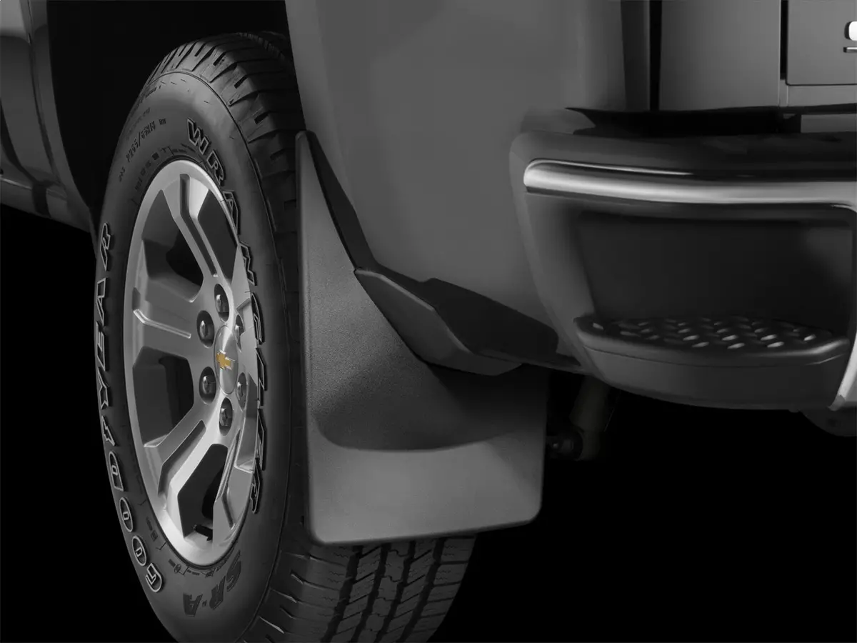 Weathertech 110088-120088 Mudflap No-Drill Digitalfit® Mudflap Kit; Black; 1