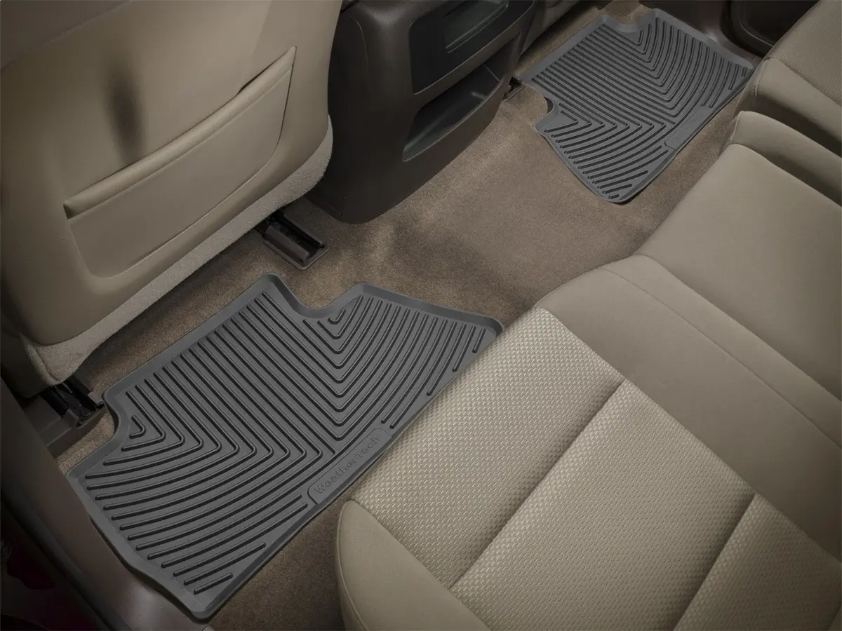 Weathertech W416 All Weather Floor Mats; Black; Rear; 1
