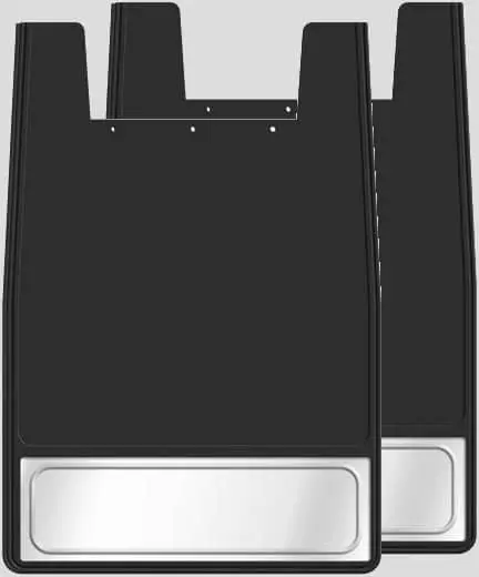 Cloud-Rider 18-4090R Fusion Mud Flap 99-16 S/Duty Dually Rear 1