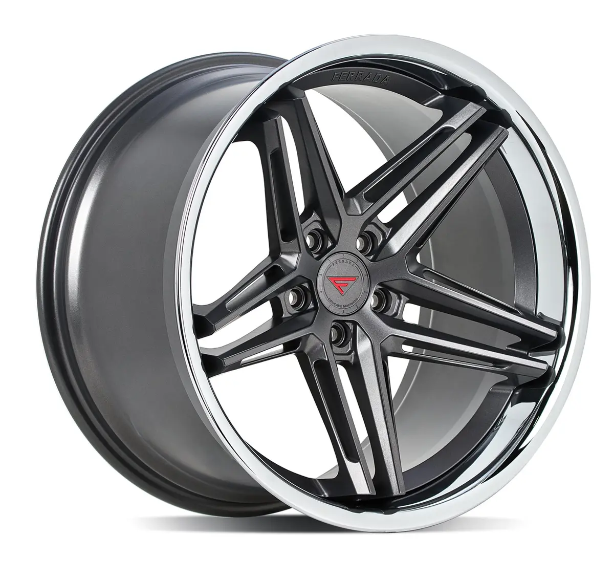 Ferrada Cm1 Tesla Model 3 20" Front And Rear Wheel And Tire Package - Graphite 1