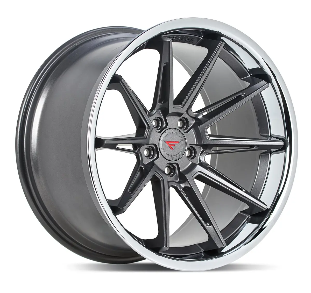 Ferrada Cm2 Tesla Model 3 20" Front And Rear Wheel And Tire Package - Graphite 1