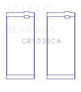 King Engine Bearings Cr1035ca Connecting Rod Bearing Set For Cummins B-Ser. L4; Trimetal 1