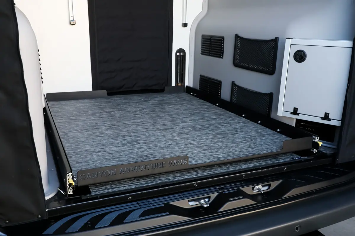 Canyon Adventure Vans Garage Slide Out Deck 9