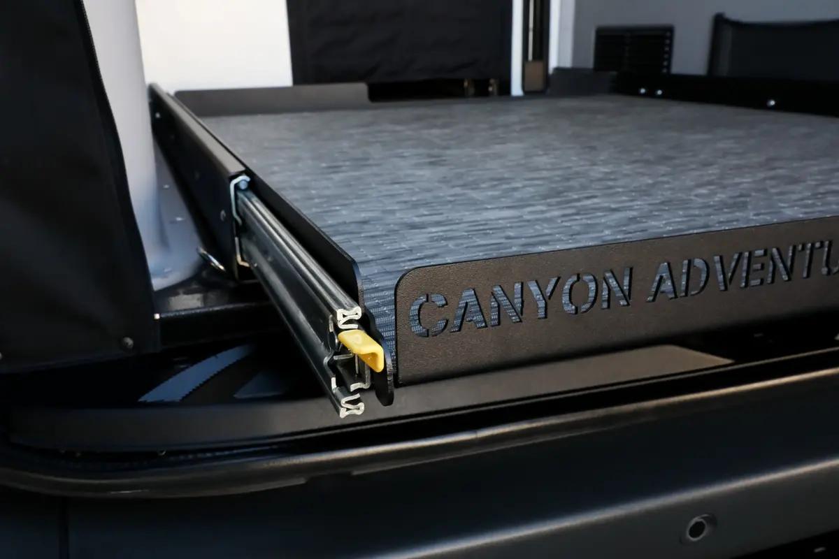 Canyon Adventure Vans Garage Slide Out Deck 10