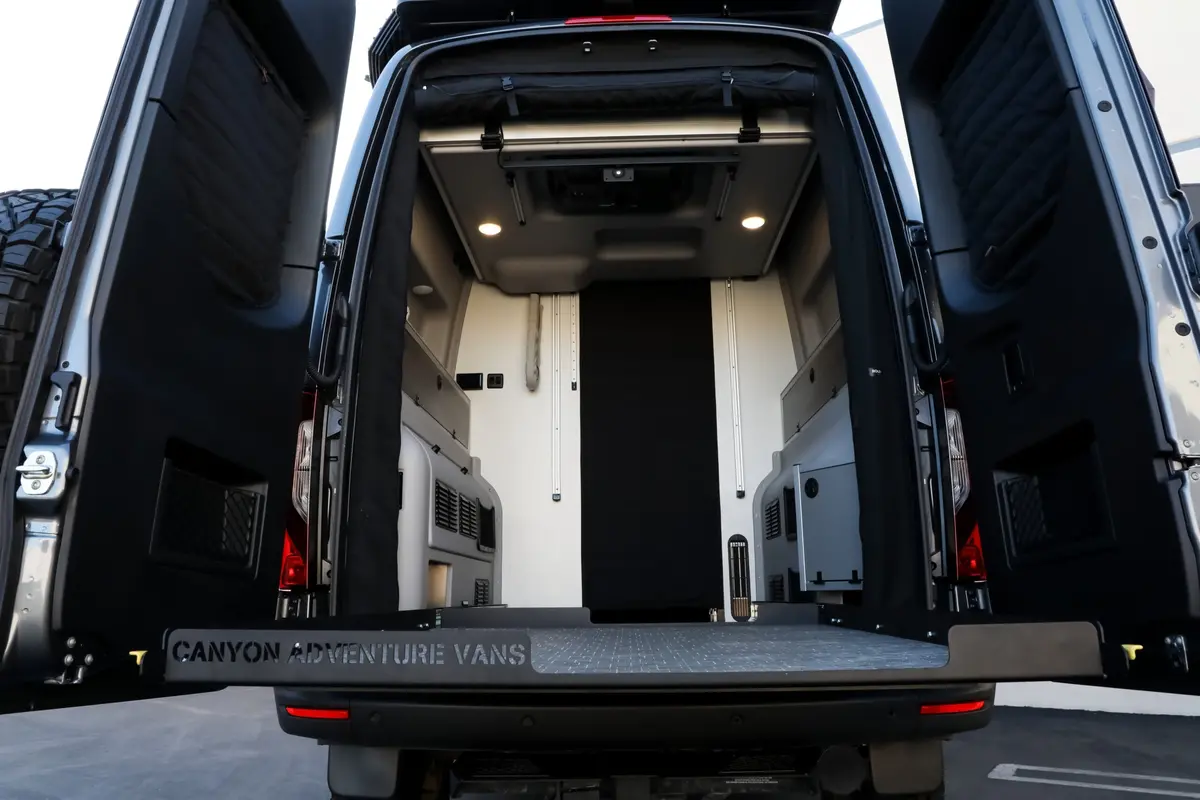 Canyon Adventure Vans Garage Slide Out Deck 18